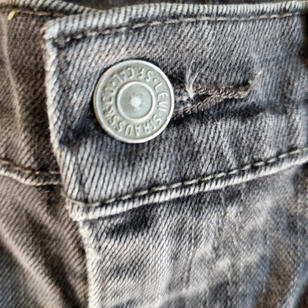 Levis 510 Skinny Fit Jeans Mens 30x30 Faded Black Denim Pants